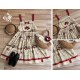 Miss Point Strawberry Pictorial Blouse Salopette JSK and One Piece(Reservation/2 Colours/Full Payment Without Shipping)